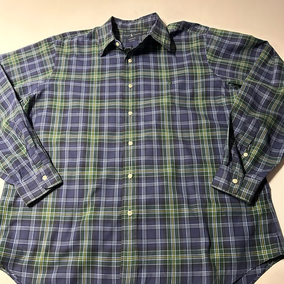 Polo,Ralph Lauren,men’s size L, classic fit plaid, long sleeve button down shirt - Picture 6 of 10